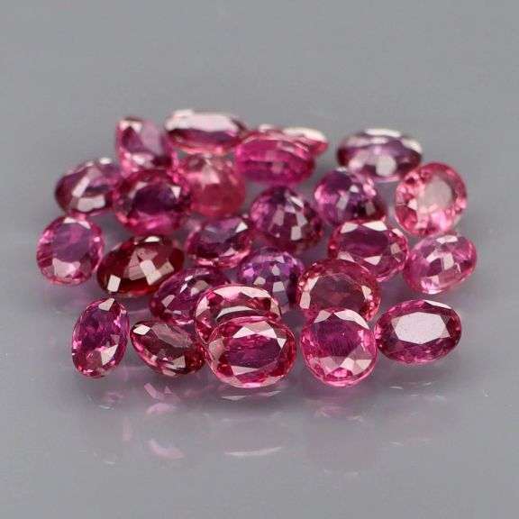 Superb 2.93ct violet red Ruby set -Untreated!!!