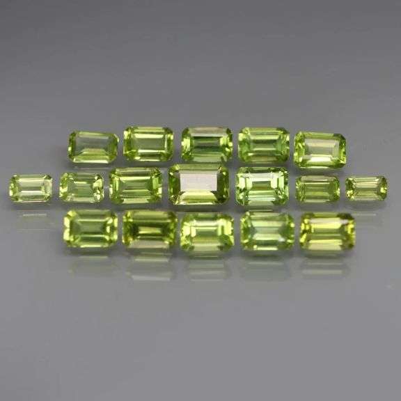 2 sets in one! 10.10ct graduated and matched Peridot set!