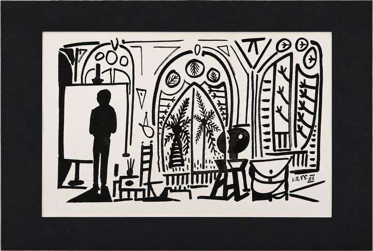Rare Pablo Picasso Lithograph from Carnet de la Californie