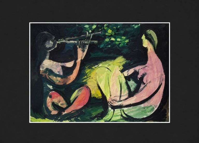 Rare Limited Edition Picasso Circa 1967 from 'La Flute Double'