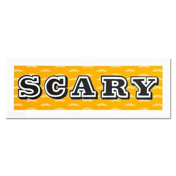 "Scary" by Ben Eine