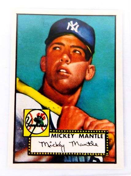 Mickey Mantle Topps Custom Made Baseball Card
