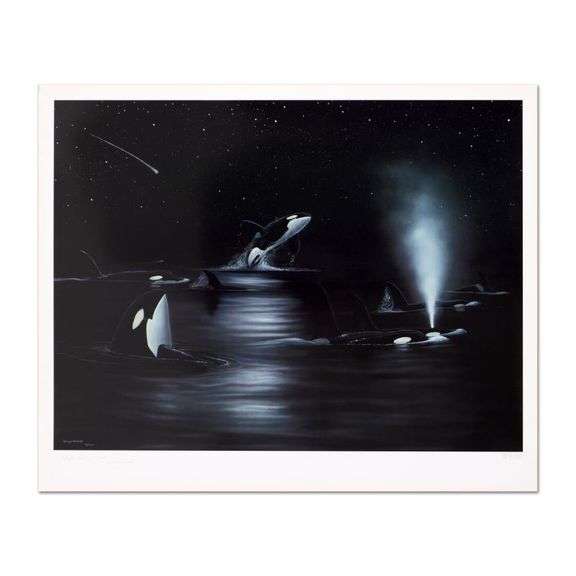 "Orca Starry Night" by Wyland