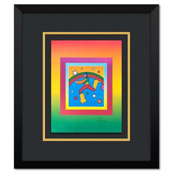 "Cosmic Jumper on Blends" by Peter Max