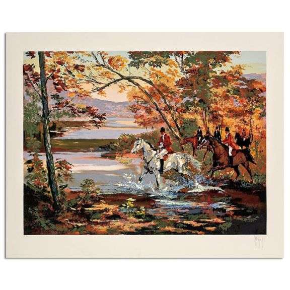 "Hunt Crossing" by Mark King (1931-2014)