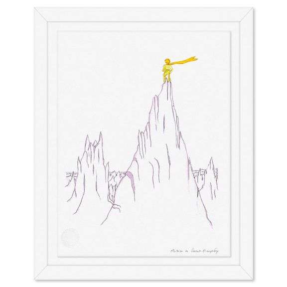 "The Little Prince On A High Mountain" by Antoine de Saint-Exupery 1900-1944 (After)