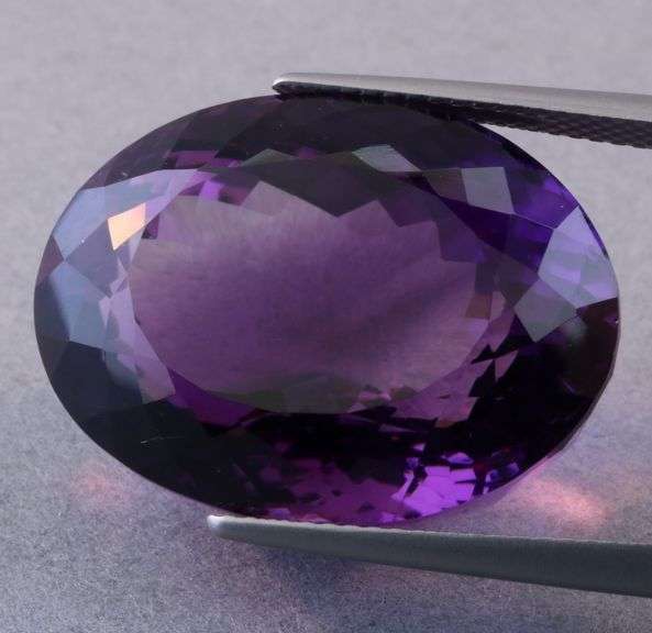 Elegant 40.58ct top violet untreated Amethyst