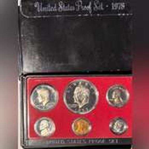 1973-1982 Complete Black Box US Proof Sets