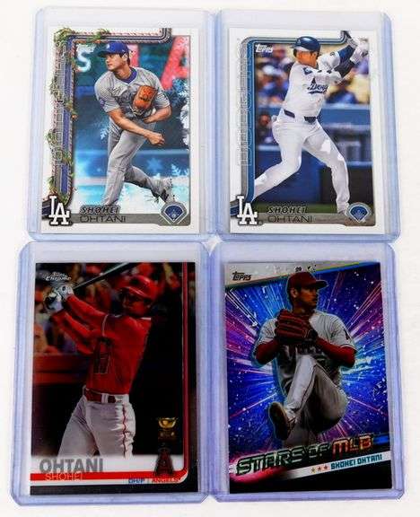 4 Shohei Ohtani Baseball Cards