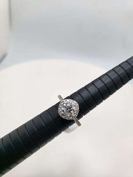 14k white gold Engagement Ring