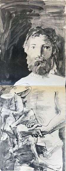 Highly Collectible and Rare Pablo Picasso Original Pochoir and Lithograph, circa 1967