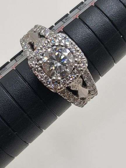 14k white gold Engagement Ring