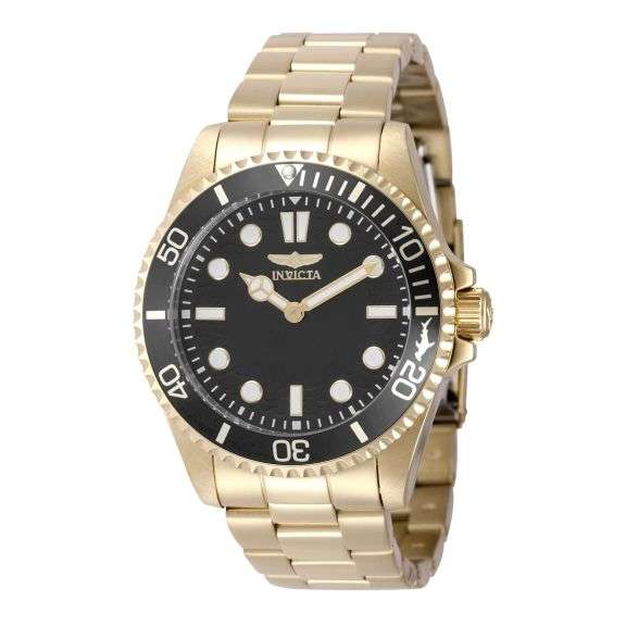 Invicta Men's Pro Diver Quartz PC20S Black Dial Watch