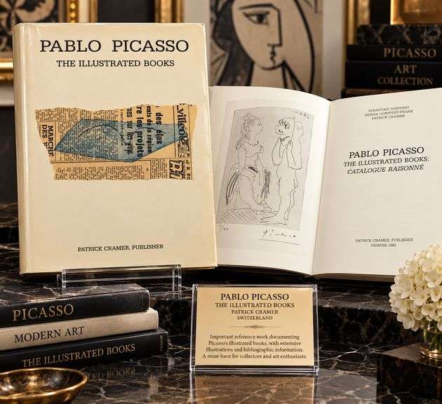 Rare & Important Pablo Picasso Reference Book – The Illustrated Books by Patrick Cramer – Printed in