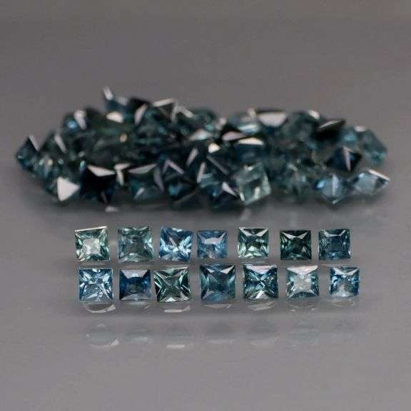 Multi-hue! 4.17ct natural deark blue Sapphire set