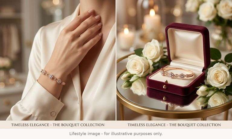 CERTIFIED 18K ROSE GOLD DIAMOND BANGLE BRACELET.