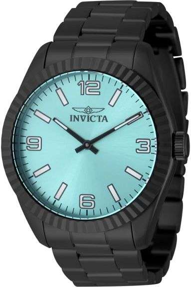 InvictaMen's Specialty Quartz PC20S Tiffany Blue Dial Watch