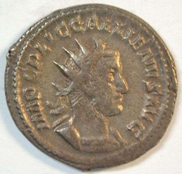 Handsome Emperor Gallerius Roman Silver piece, 253-268 AD