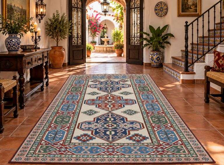 Handmade Turkish Kayseri 6.8x10.0