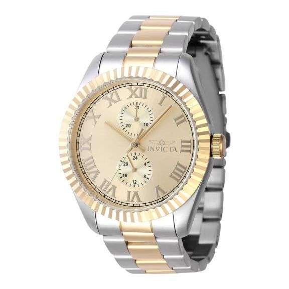 Invicta Men's Specialty Quartz Multifunction Gold Dial Watch