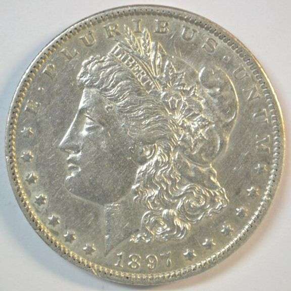 Well struck and lustrous scarce 1897-O Morgan Silver Dollar
