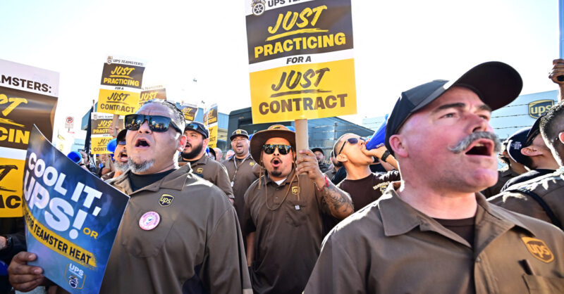The Teamsters and UPS Are Returning to the Bargaining Table. Will They Reach a Deal In Time? - Vimarsana News