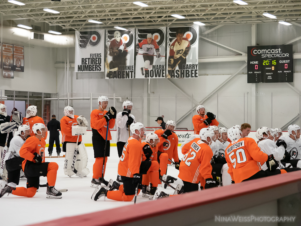 As the training camp roster in Philadelphia dwindles down towards the NHL's 23-man roster limit, the Lehigh Valley Phantoms'
