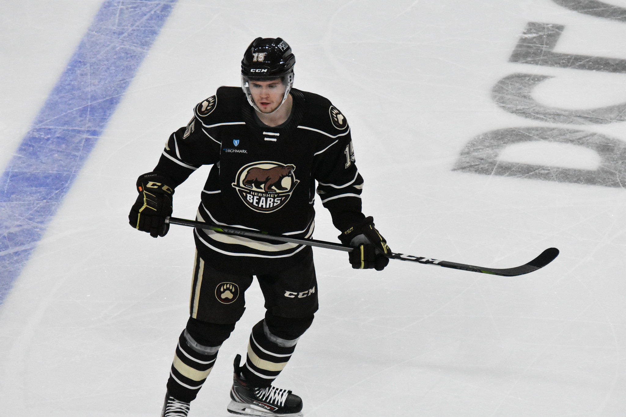 Connor McMichael's hat trick puck photo is courtesy the Hershey Bears. All in-game photos are via Julie Beidler.