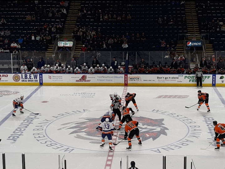 The Phantoms are in Bridgeport for a pair of road games this weekend.
