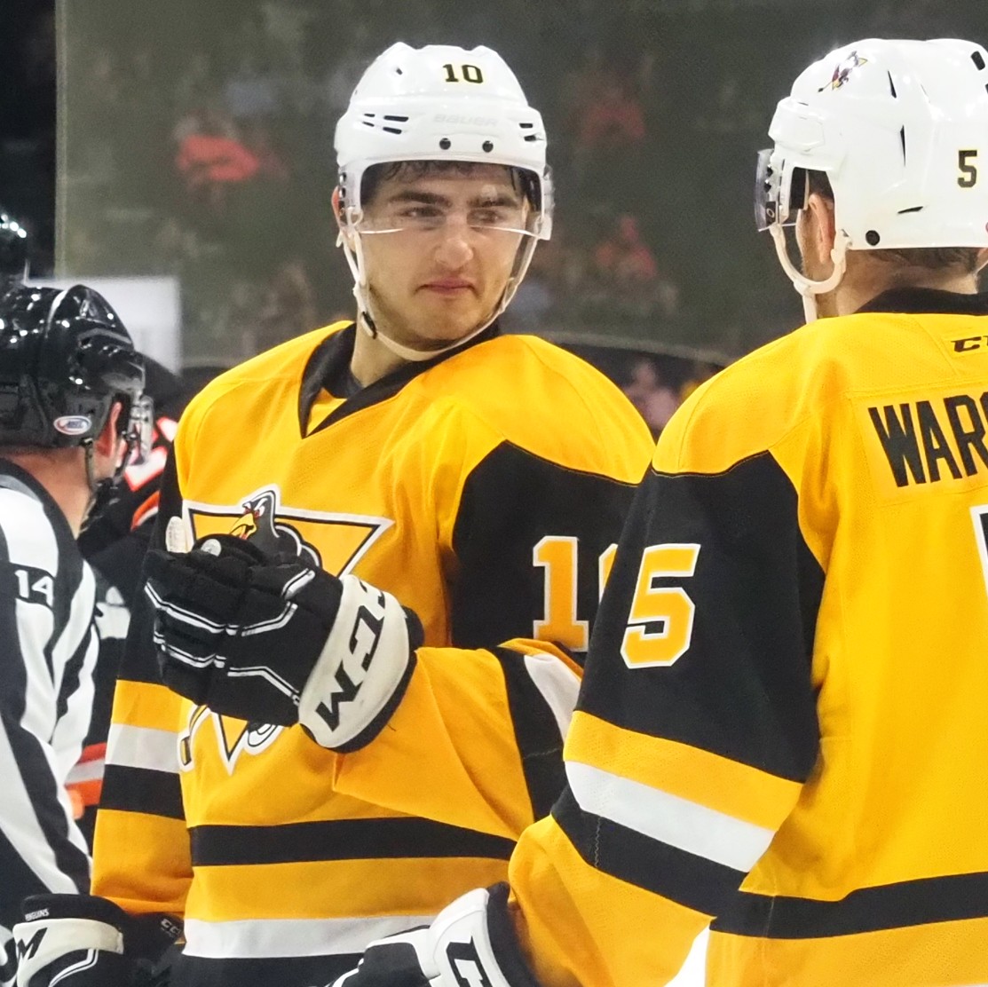 Joseph Blandisi is back from Pittsburgh, but is looking to fast track himself back into the NHL.