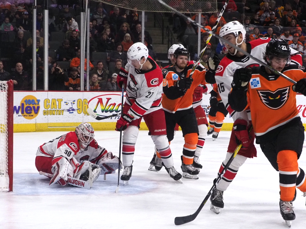 The Phantoms and Checkers rematch in a rare Sunday afternoon tilt in the AHL.