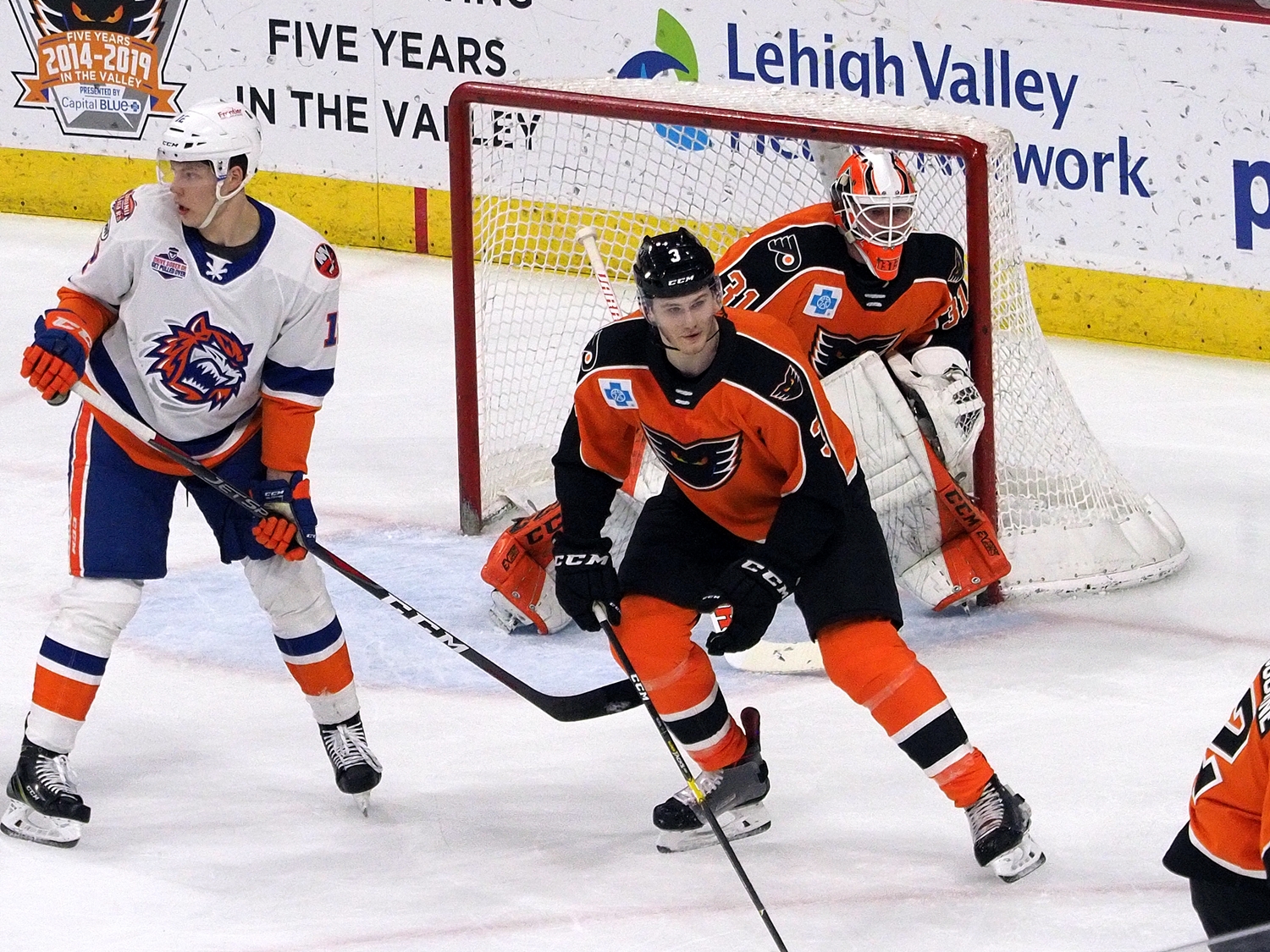 Sam Morin returned to game action for the first time in over nine months Friday night at the PPL Center.