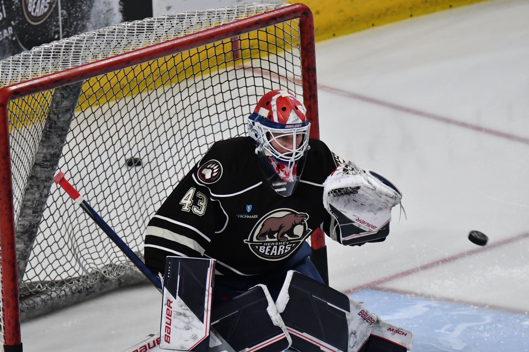 Vitek Vanecek made an AHL appearance in Hershey on a conditioning loan from Washington over the weekend.