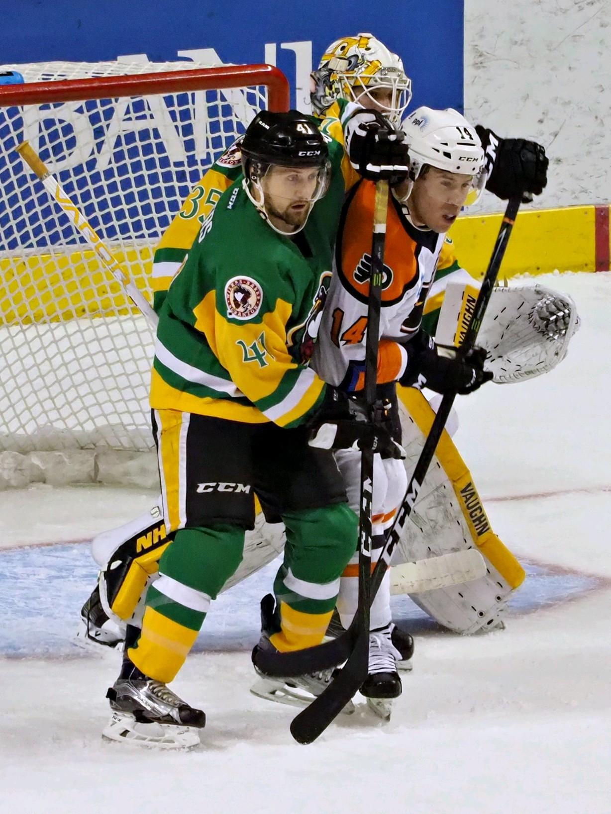 Knight appeared in 138 games with the Lehigh Valley Phantoms over the past three seasons.