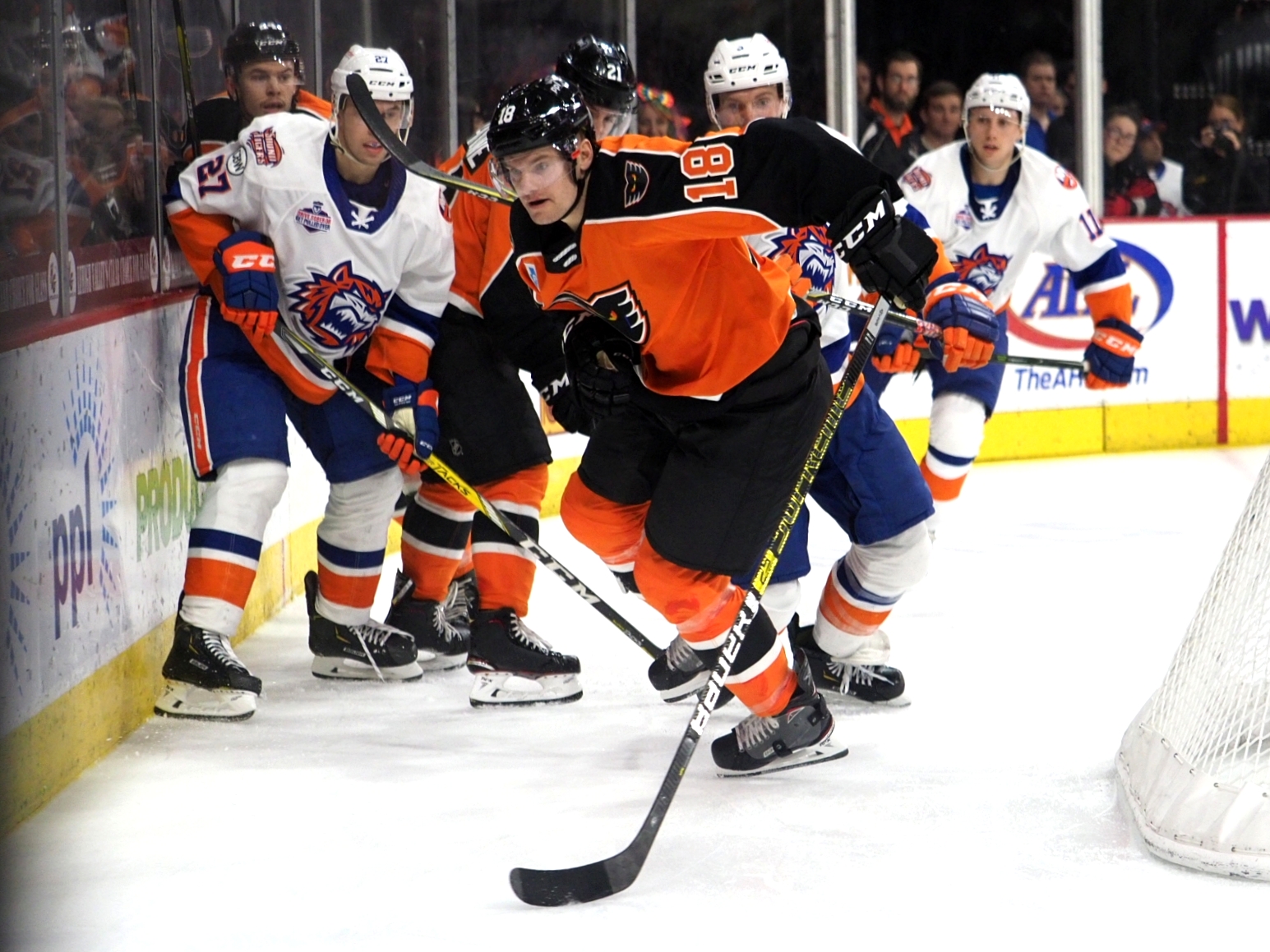 Phantoms and Checkers square off at PPL Center.