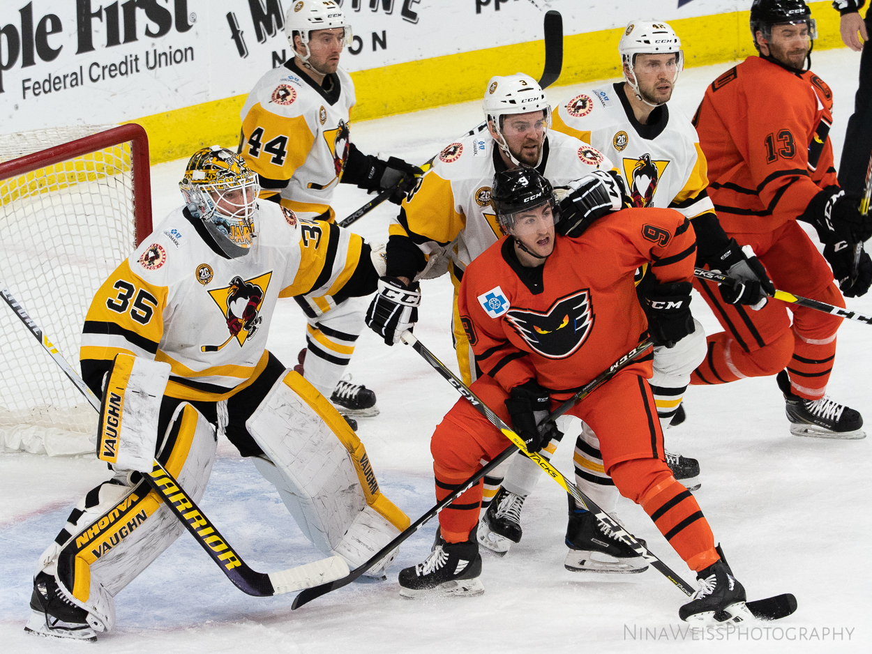 The Phantoms and Penguins battle once again in the first of two meetings on the weekend.