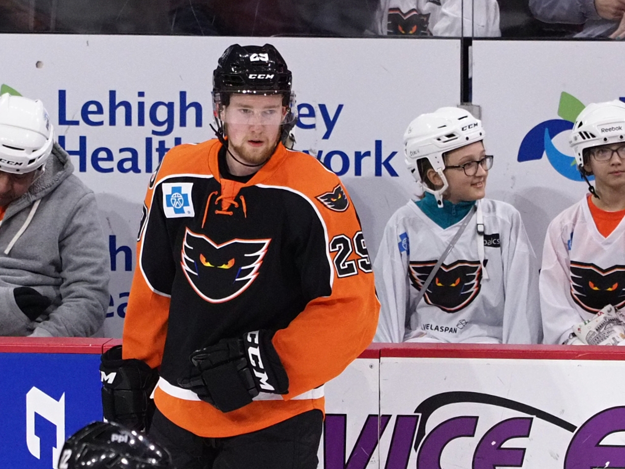 Pascal Laberge had a career-high four point night (three goals, one assist) to lift Lehigh Valley past Rochester.