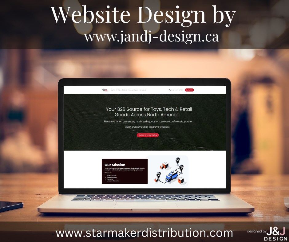 StarMaker Distribution website preview