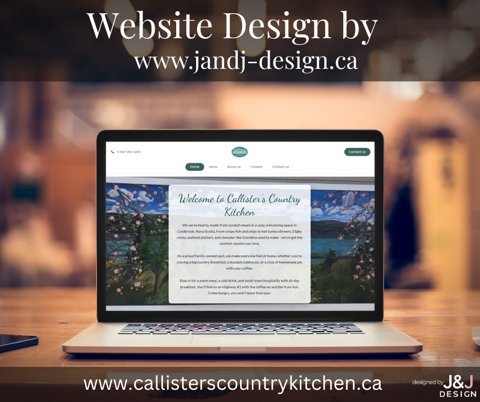 Callister Country Kitchen website preview