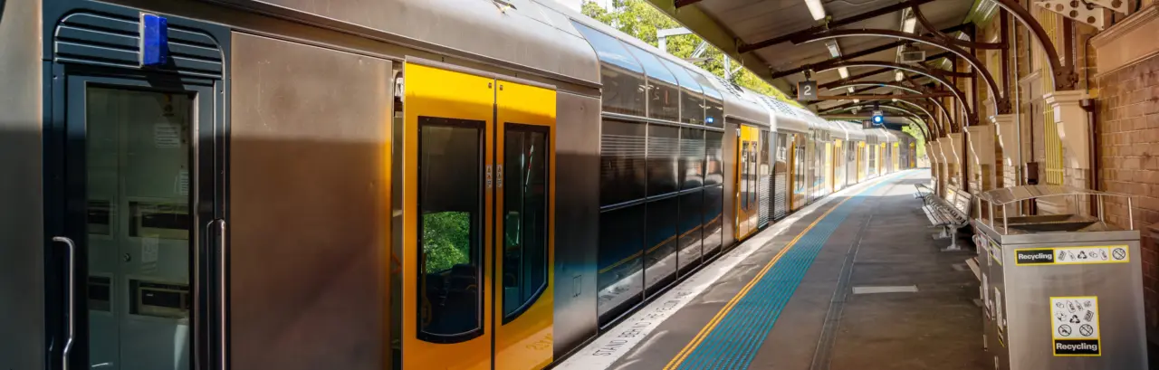 Subway station of Pymble, Sydney, Australia