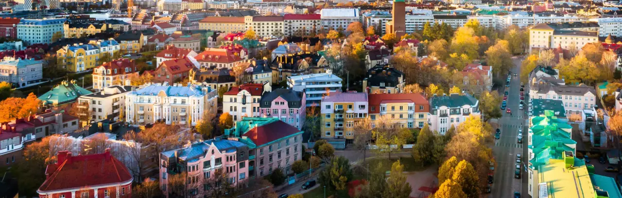 Helsinki, Finland on a beautiful day