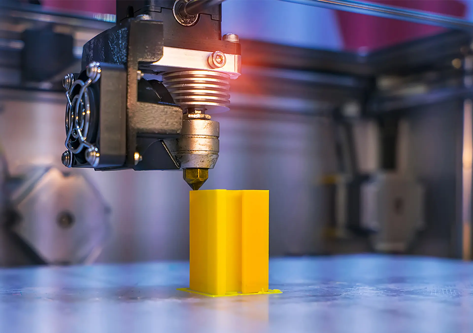 3D Printer Printing Prototypes