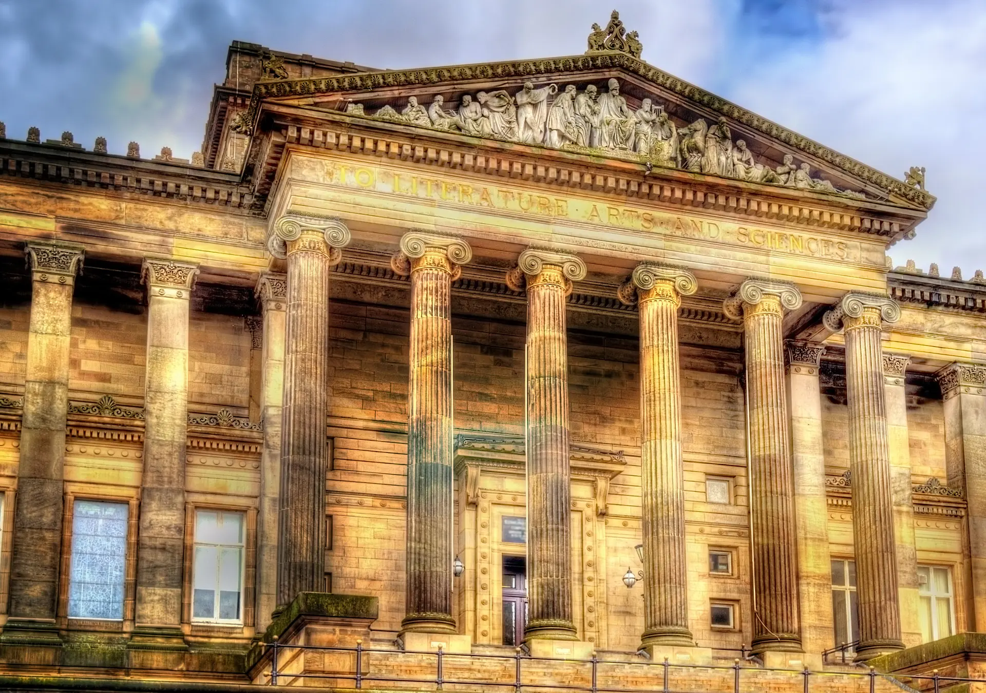 Harris Museum and Art Gallery in Preston - England