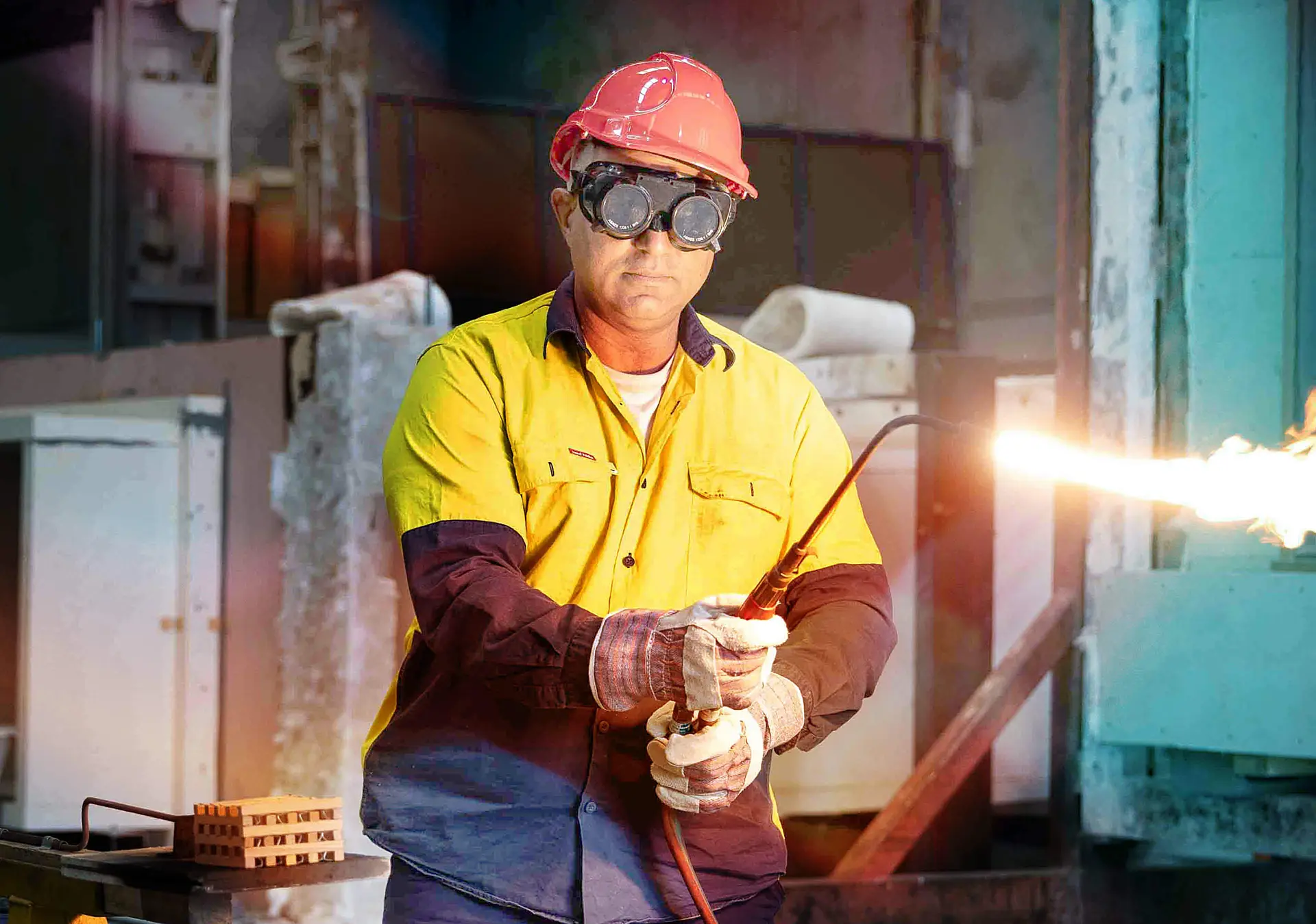 Jensen Hughes staff conducting fire resistance testing in Australia