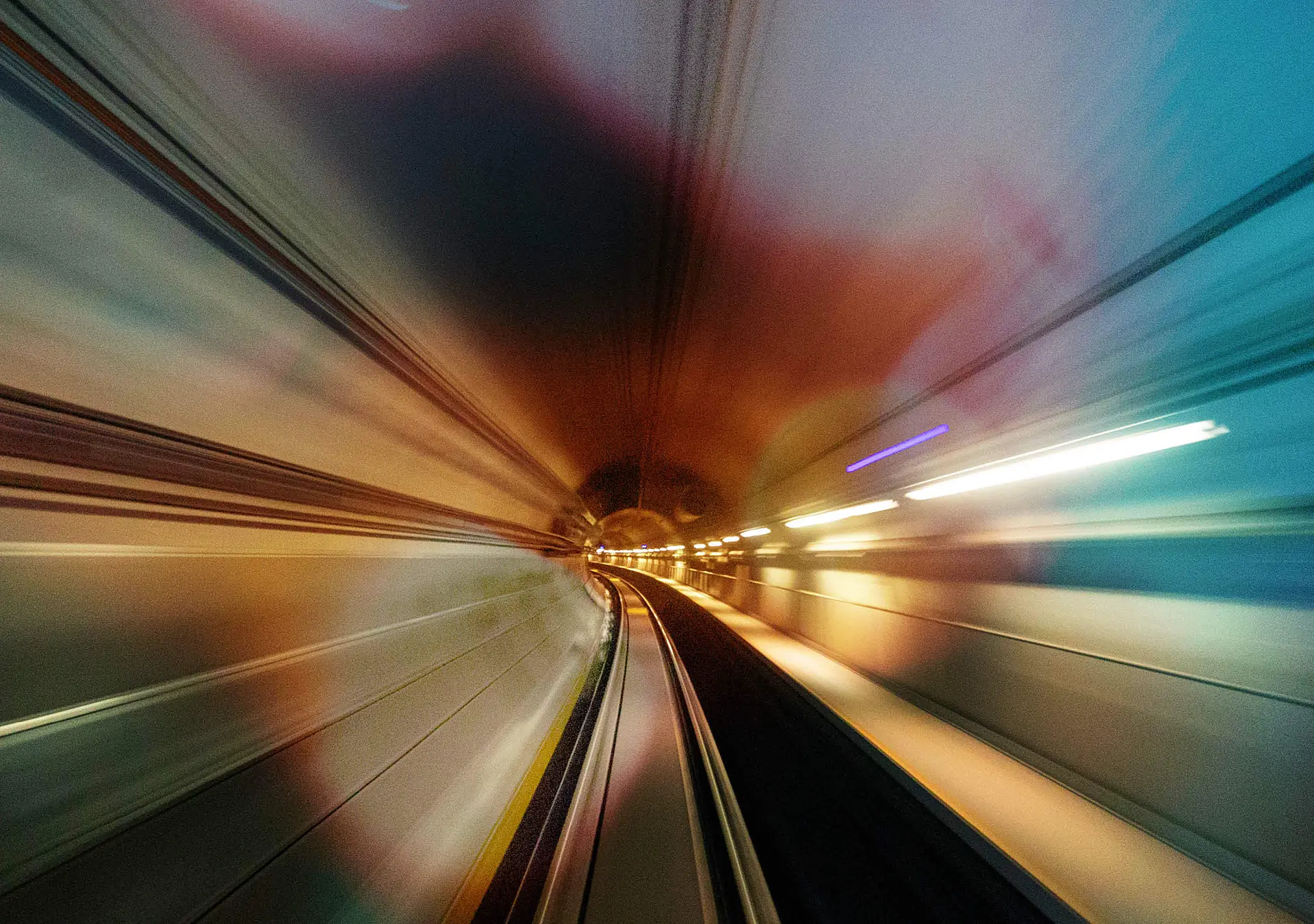 Sydney, Australia, metro subway driving track