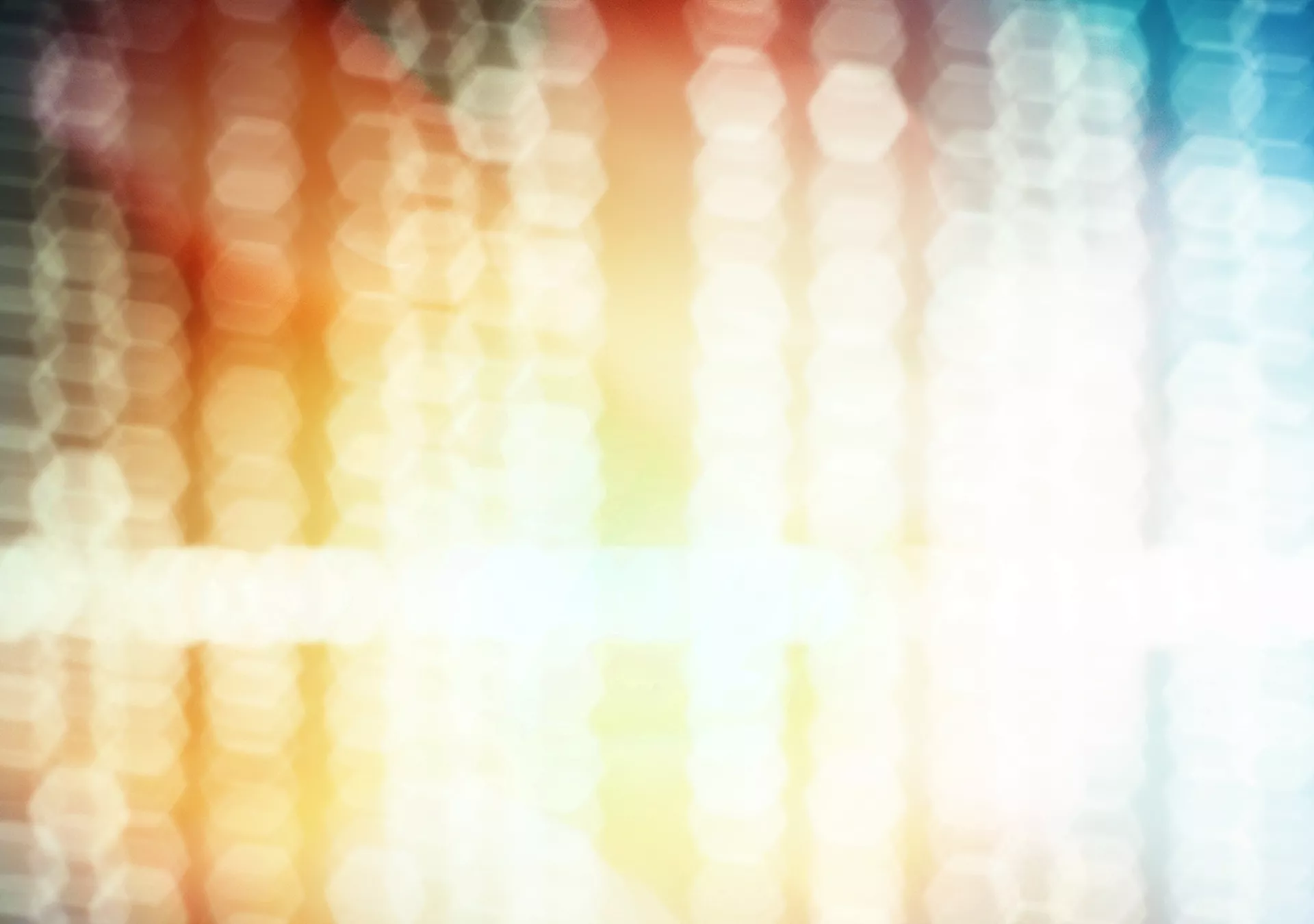 Colorful defocused sound wave lights background.
