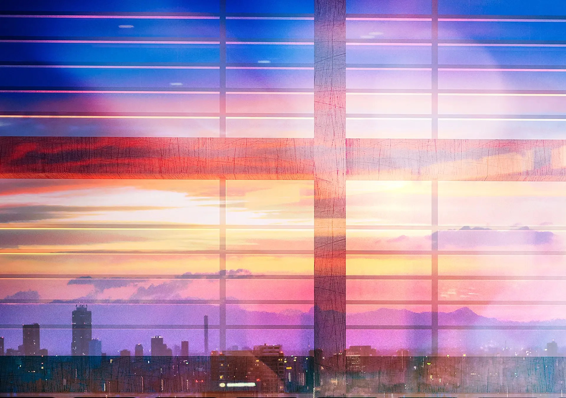 high view from cooling equipment and network servers racks with light