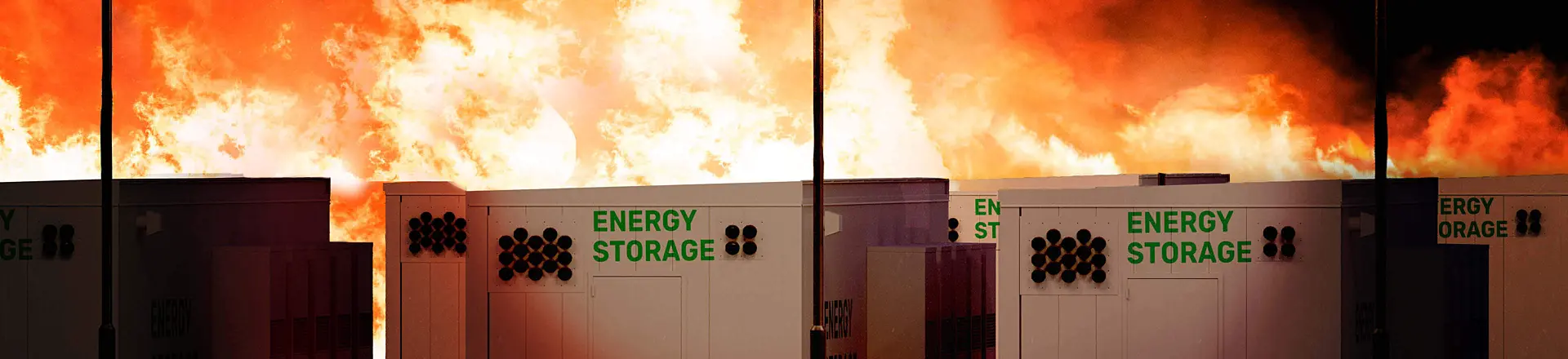 Battery Energy Storage System near a photovoltaic farm