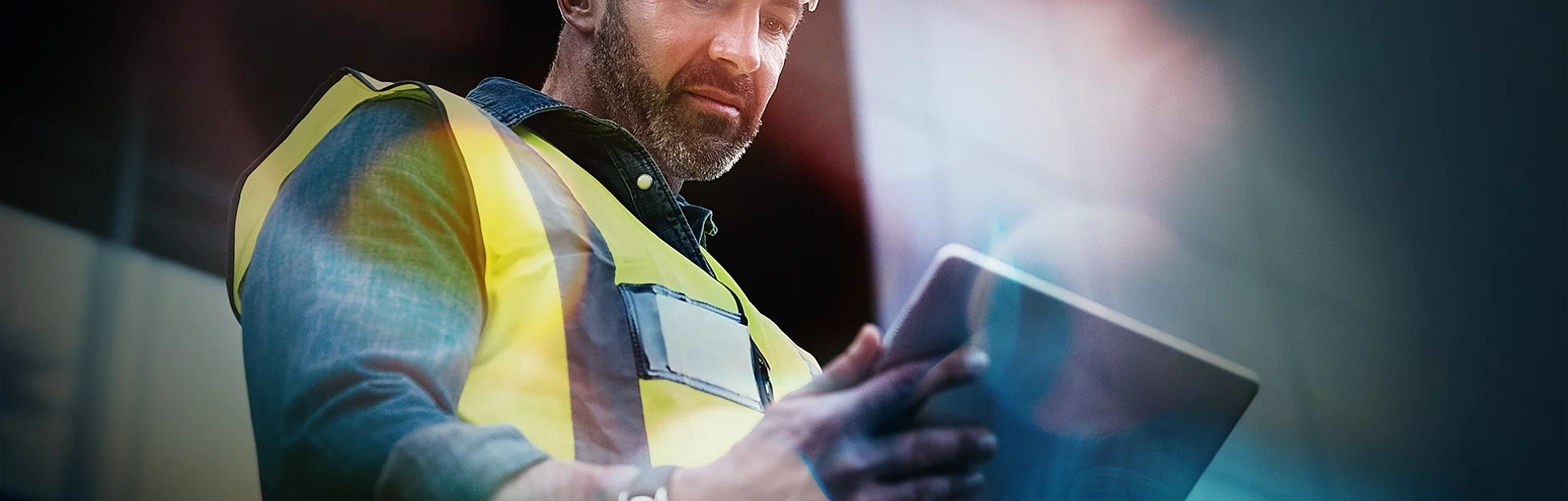 Shot of a engineer using a digital tablet on a construction site