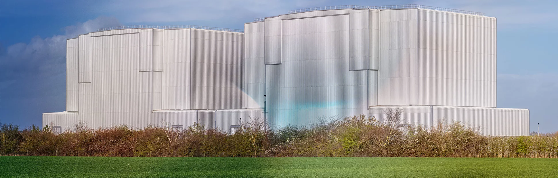 The decommissioned Bradwell Power Station, Essex, England, UK